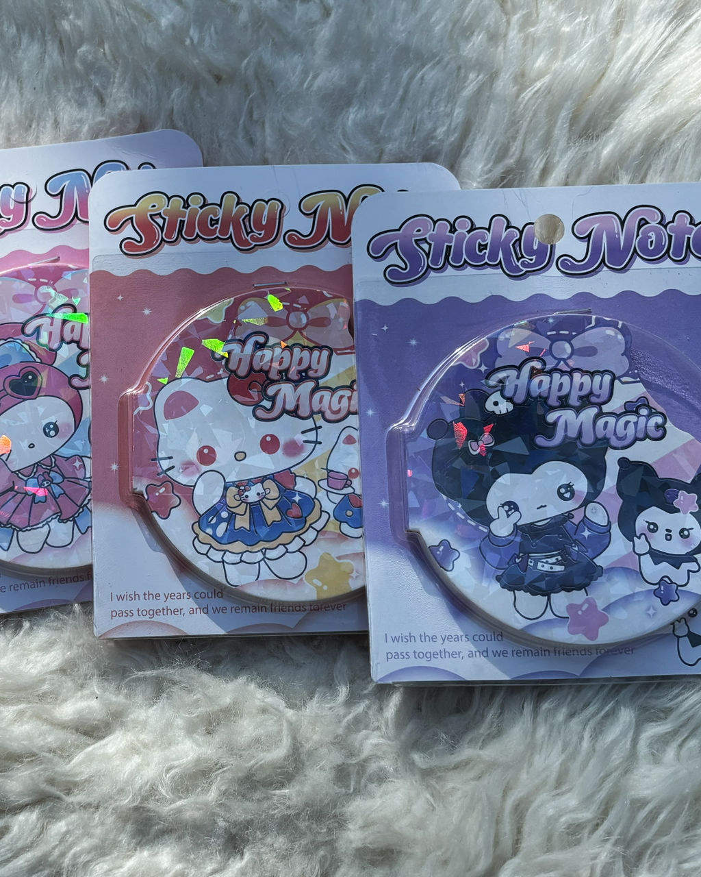 🌙🎀 Sanrio Moon Cut Mini Notebook 🌙🎀