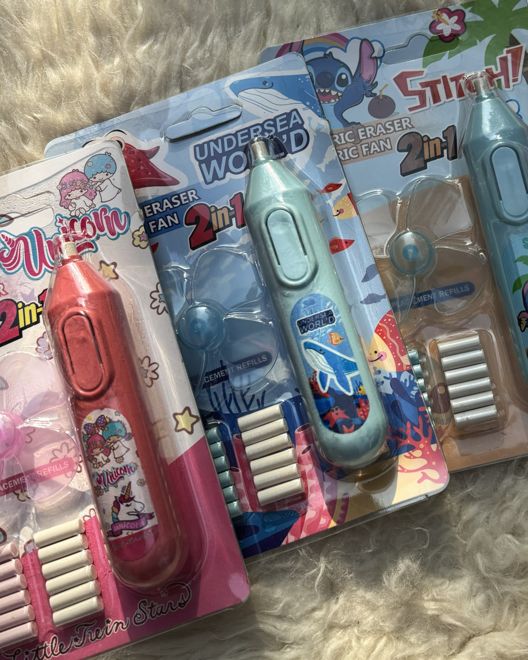 Stitch Electric Eraser Plus Fan