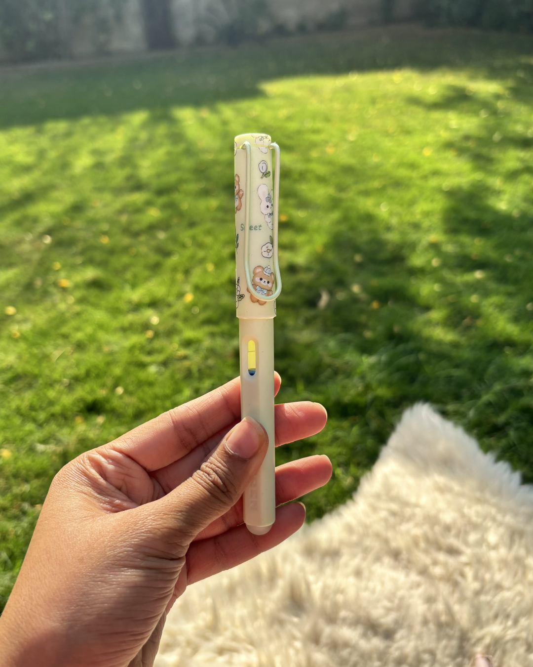 🐻✨ Cute Bear Erasable Fountain Pens
