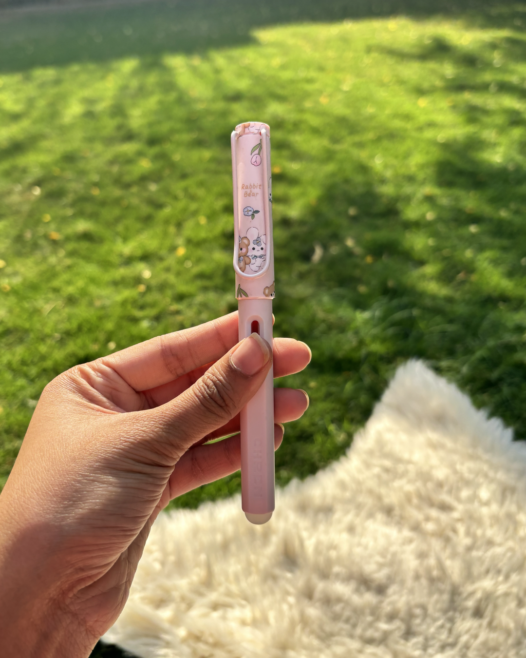🐻✨ Cute Bear Erasable Fountain Pens