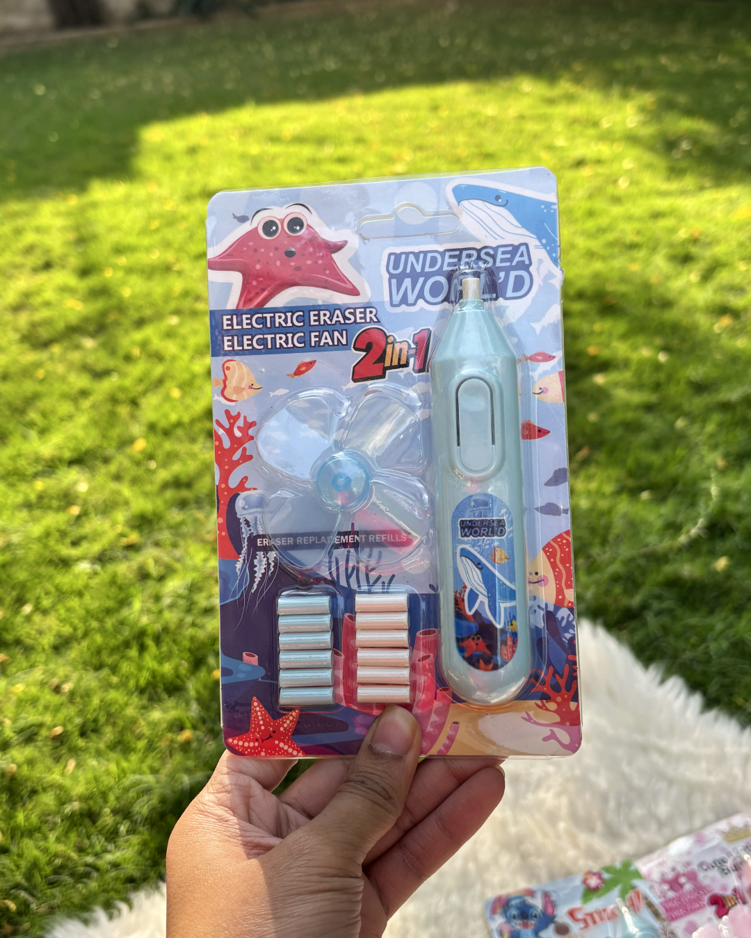 Stitch Electric Eraser Plus Fan