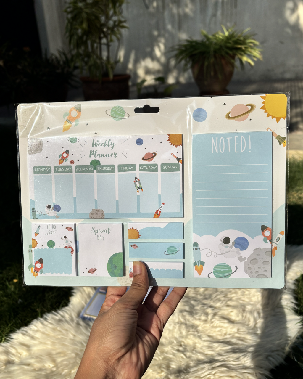 ☄️Galaxy Sticky Note Planner