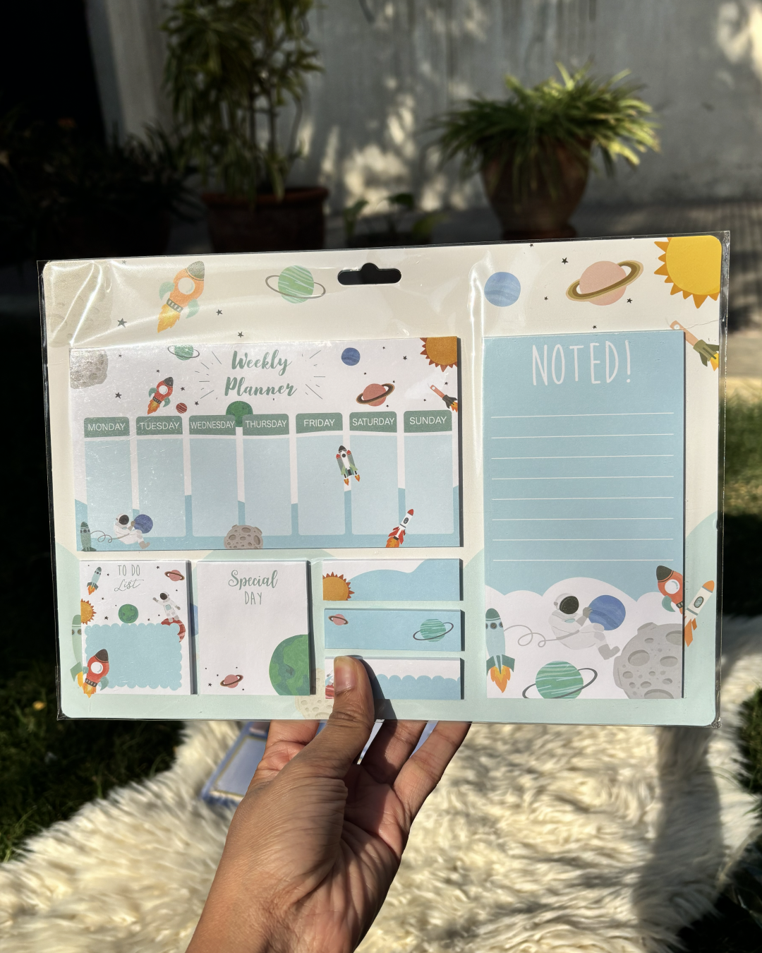 ☄️Galaxy Sticky Note Planner