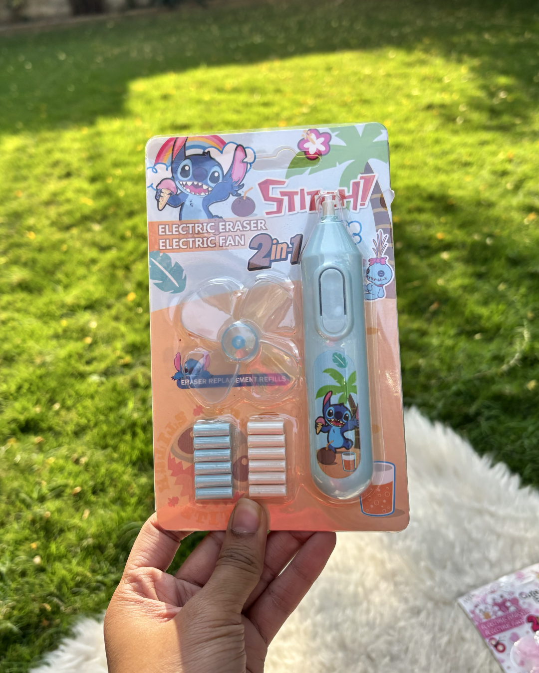 Stitch Electric Eraser Plus Fan