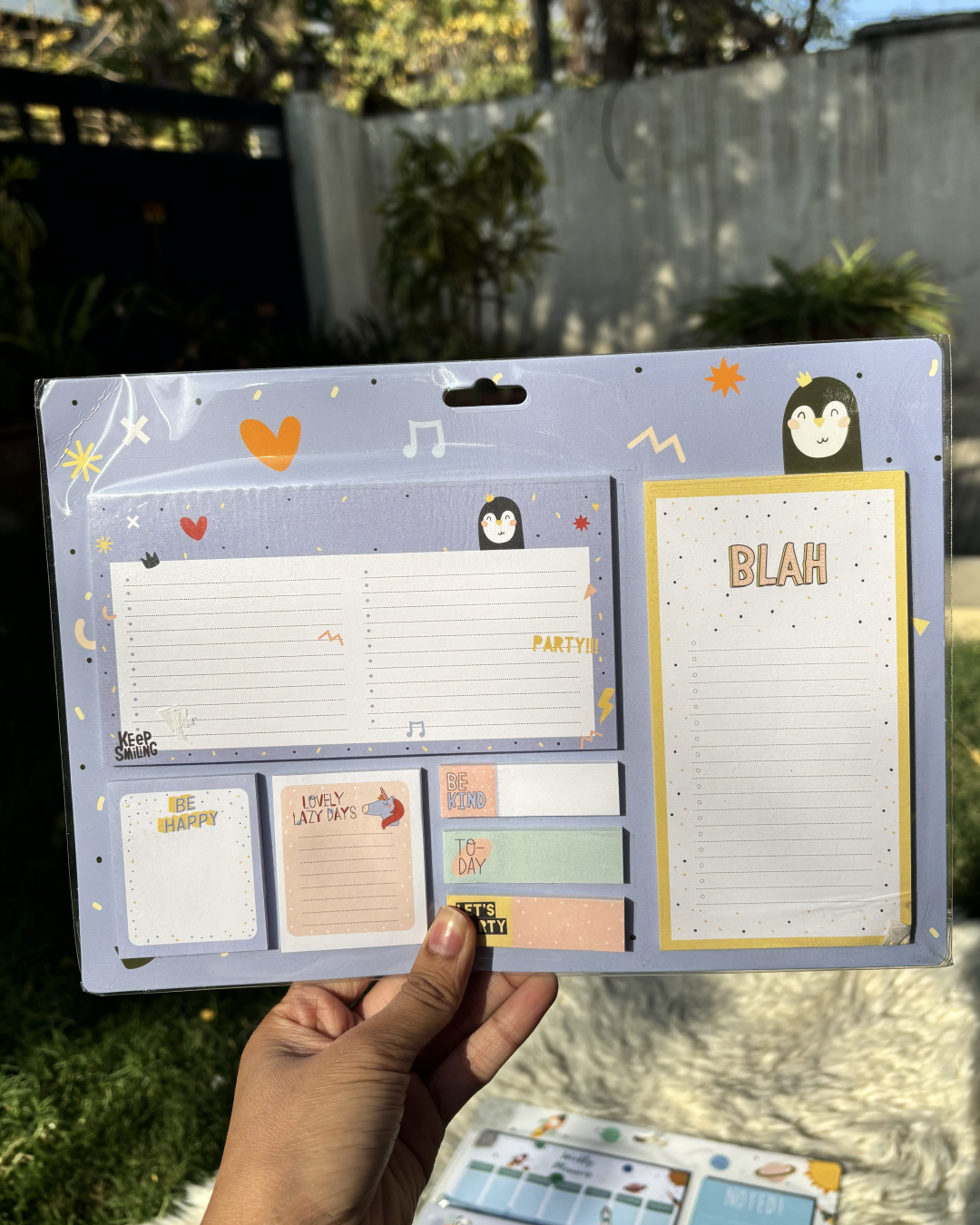 ☄️Galaxy Sticky Note Planner